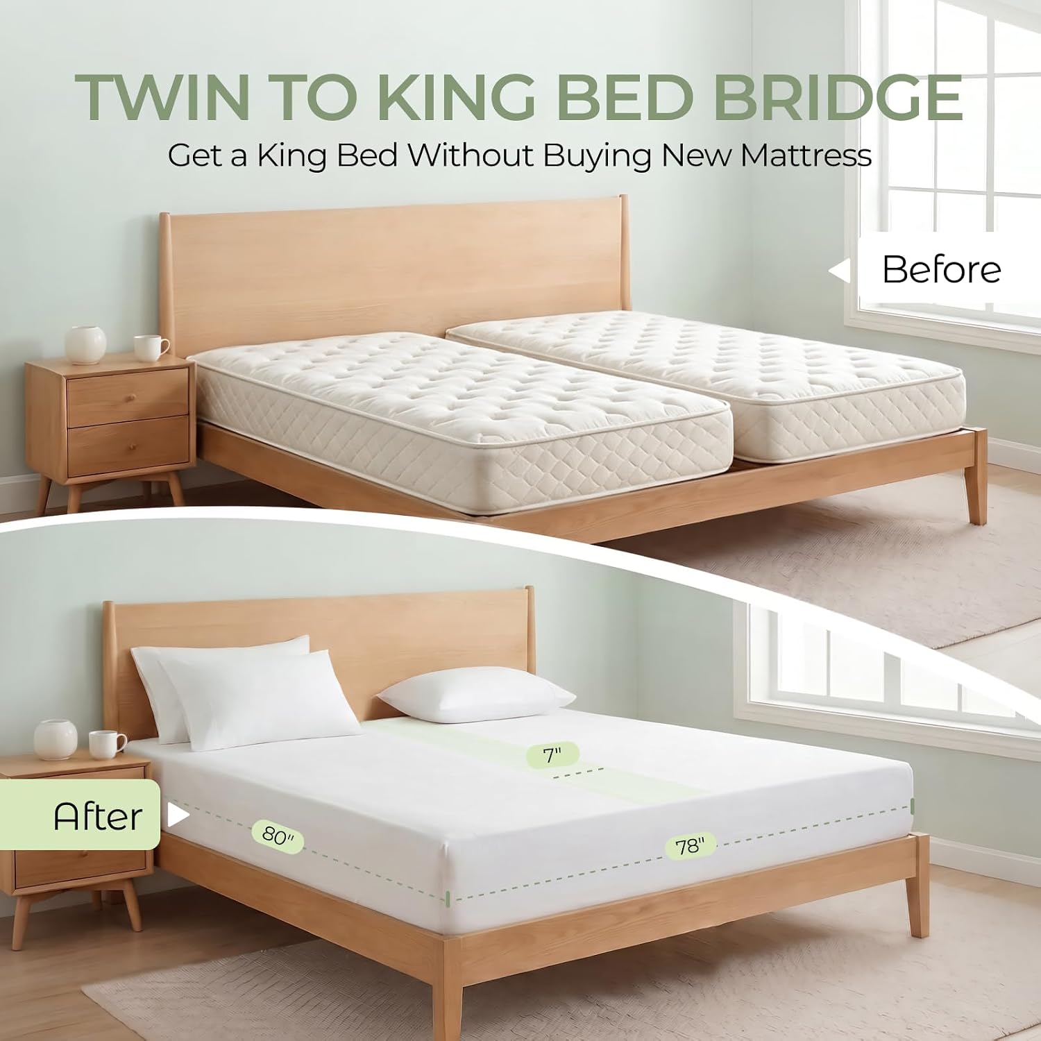Detalle 2 de FAUNNA Bed Bridge with 30D Sponge