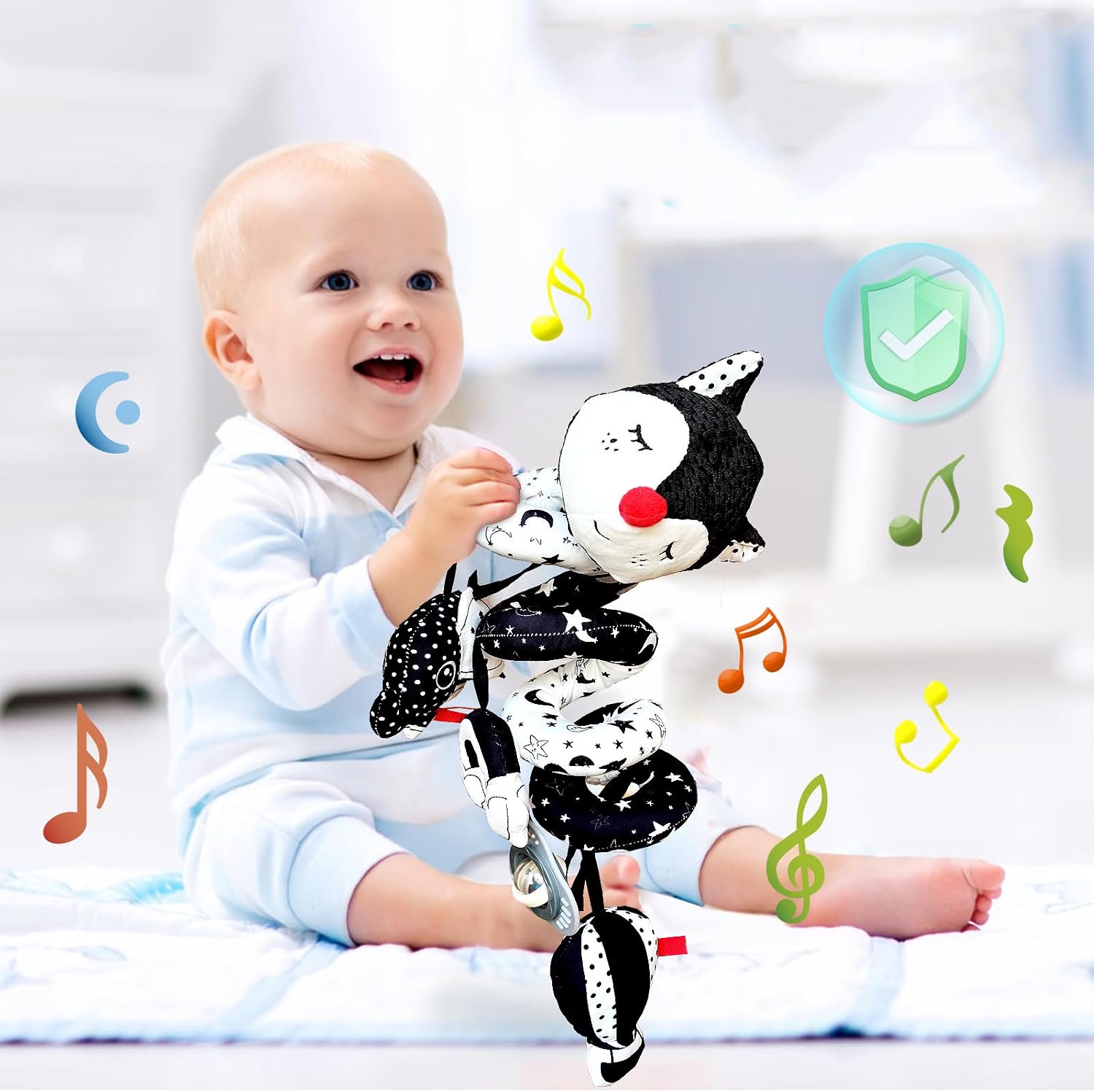 Thumbnail 5 de Kulveanju Spiral Pram Toy 0–12 months 👶