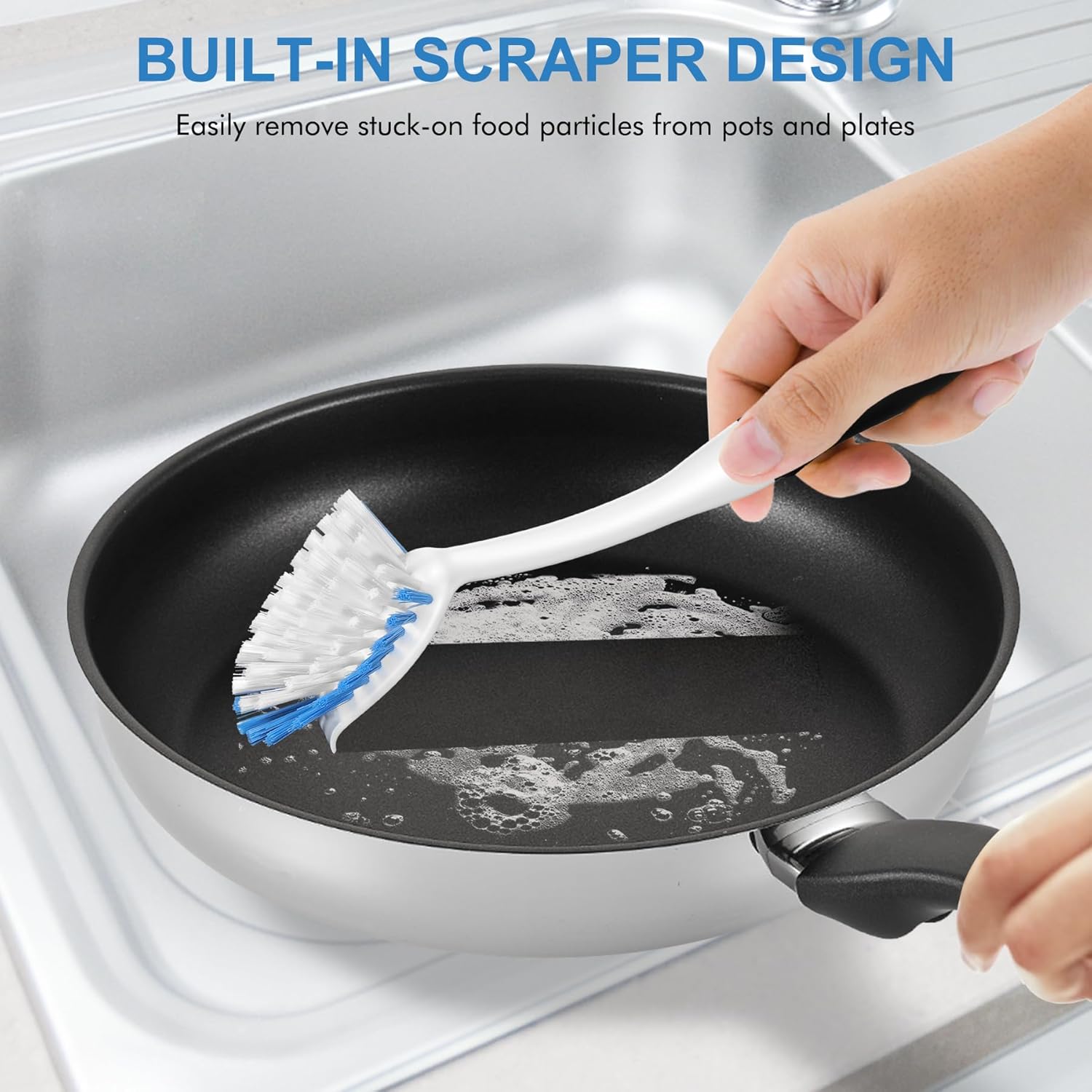 Thumbnail 4 de SetSail Dish Brush with Handle 2-Pack