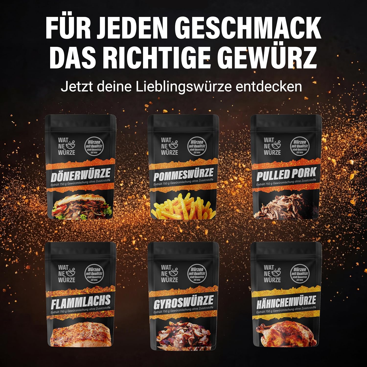 Thumbnail 6 de WAT NE WÜRZE Magic Dust Rub – Intensiver BBQ-Gewürz rub für Rippchen, Pulled Pork & Brisket