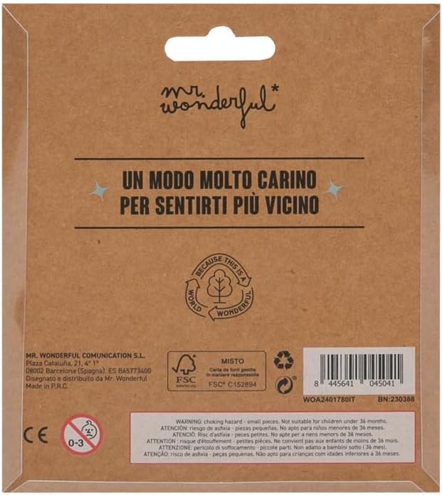 Detalle de Mr. Wonderful – Set di 2 portachiavi Pane e marmellata