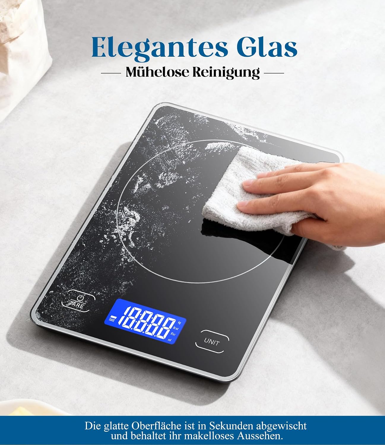Thumbnail 6 de Küchenwaage Digital mit 15 kg Tragkraft – präzise, großem Display & Dual Power