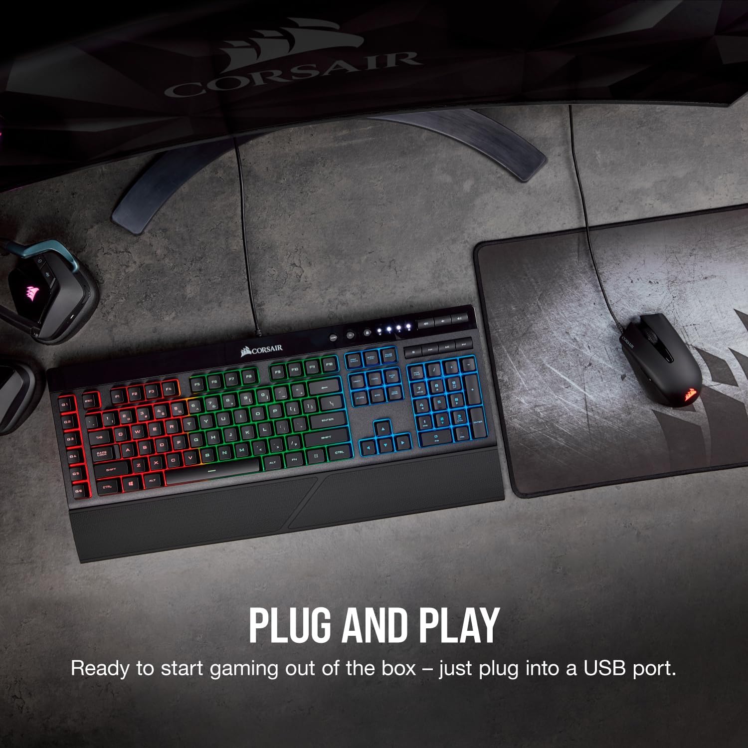 Thumbnail 6 de Corsair Harpoon RGB Pro gaming mouse (optical, 12,000 DPI) — lightweight FPS/MOBA control