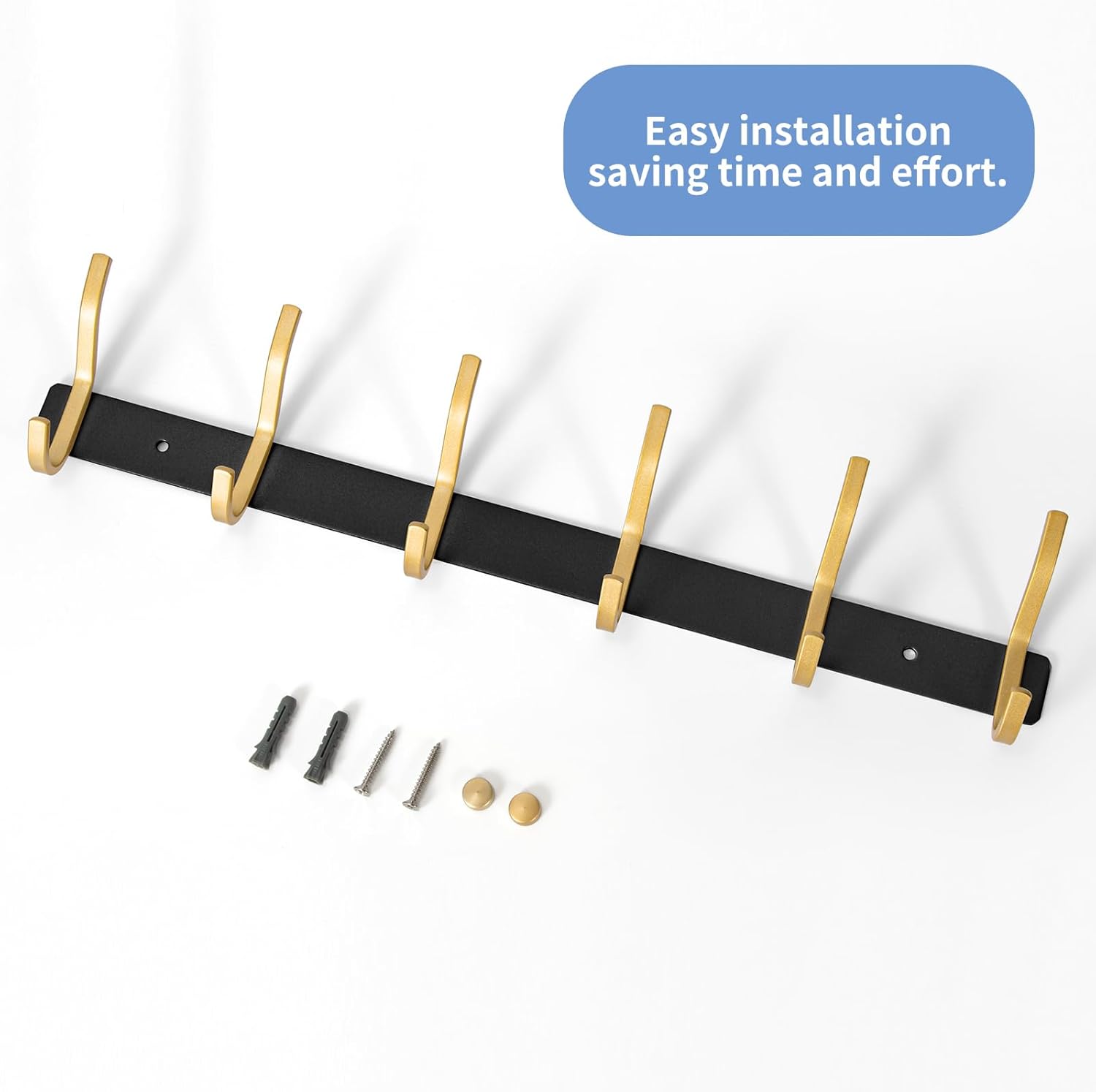 Thumbnail 6 de MEIJO porte-manteau mural 6 crochets