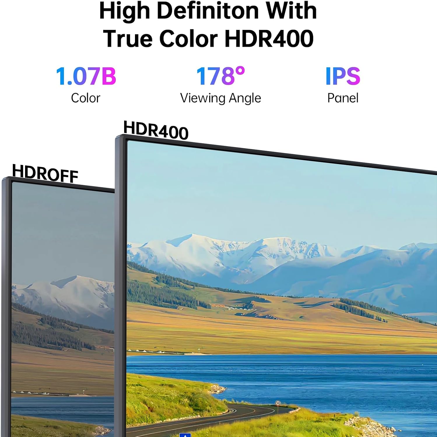 Thumbnail 2 de KTC 27 Inch 4K UHD IPS Monitor (H27P27) with HDR400, DCI-P3 95% and 1.07B Colors