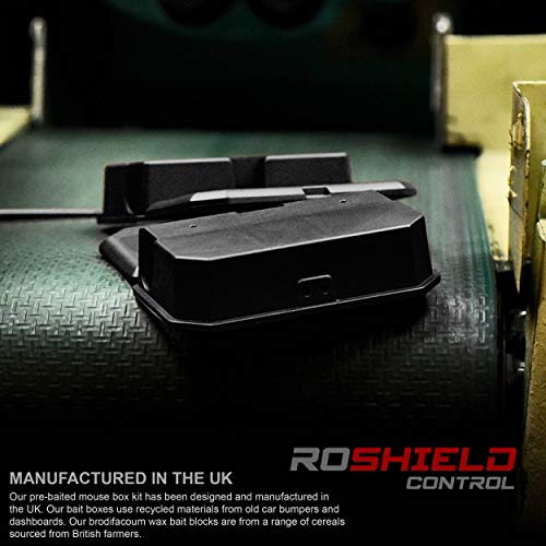 Thumbnail 5 de ROSHIELD 5 Pre-Baited Mouse Poisoning Bait Box Kit | Single Feed Mice Killer | UK Made