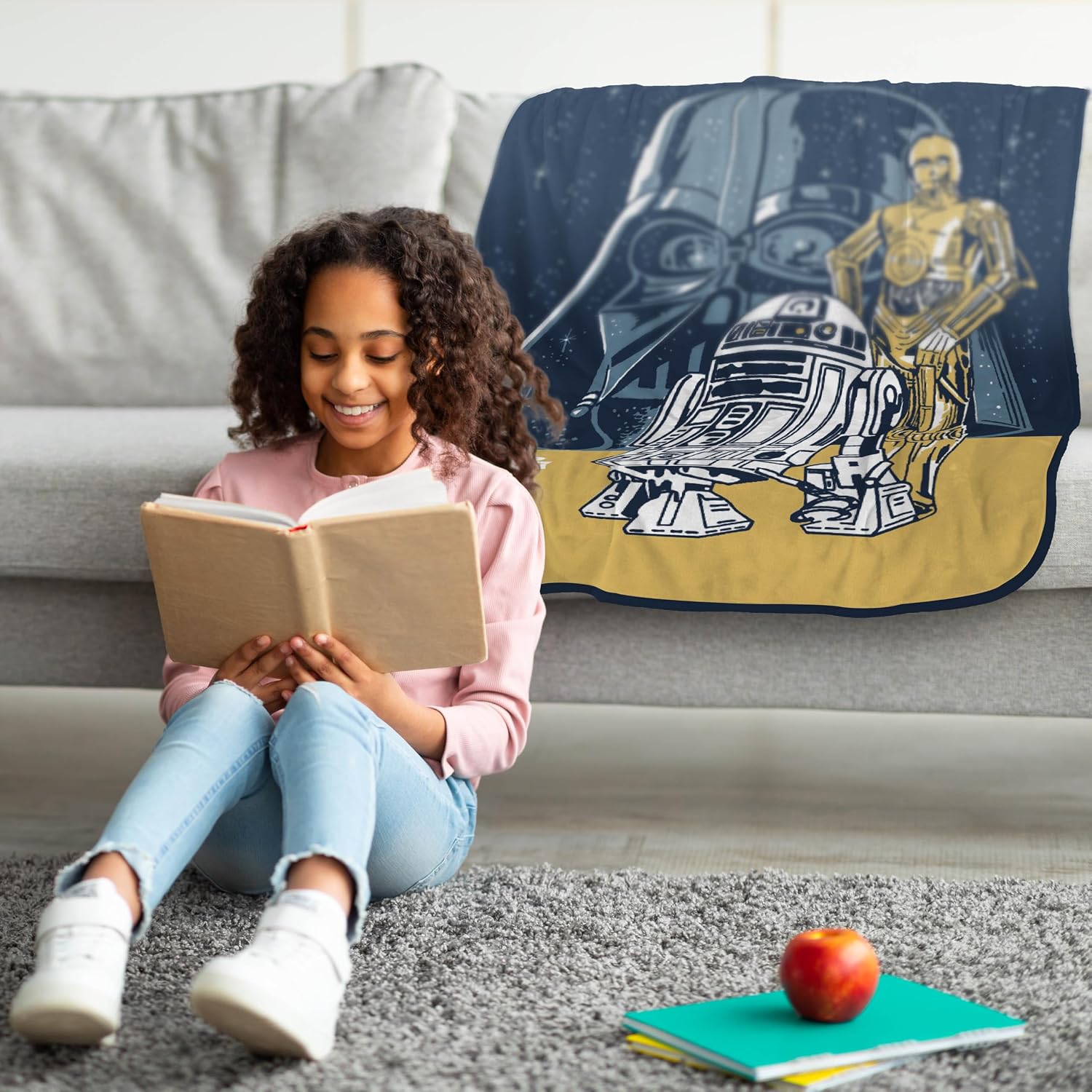 Detalle 2 de Jay Franco Star Wars Throw Blanket 46 x 60 in