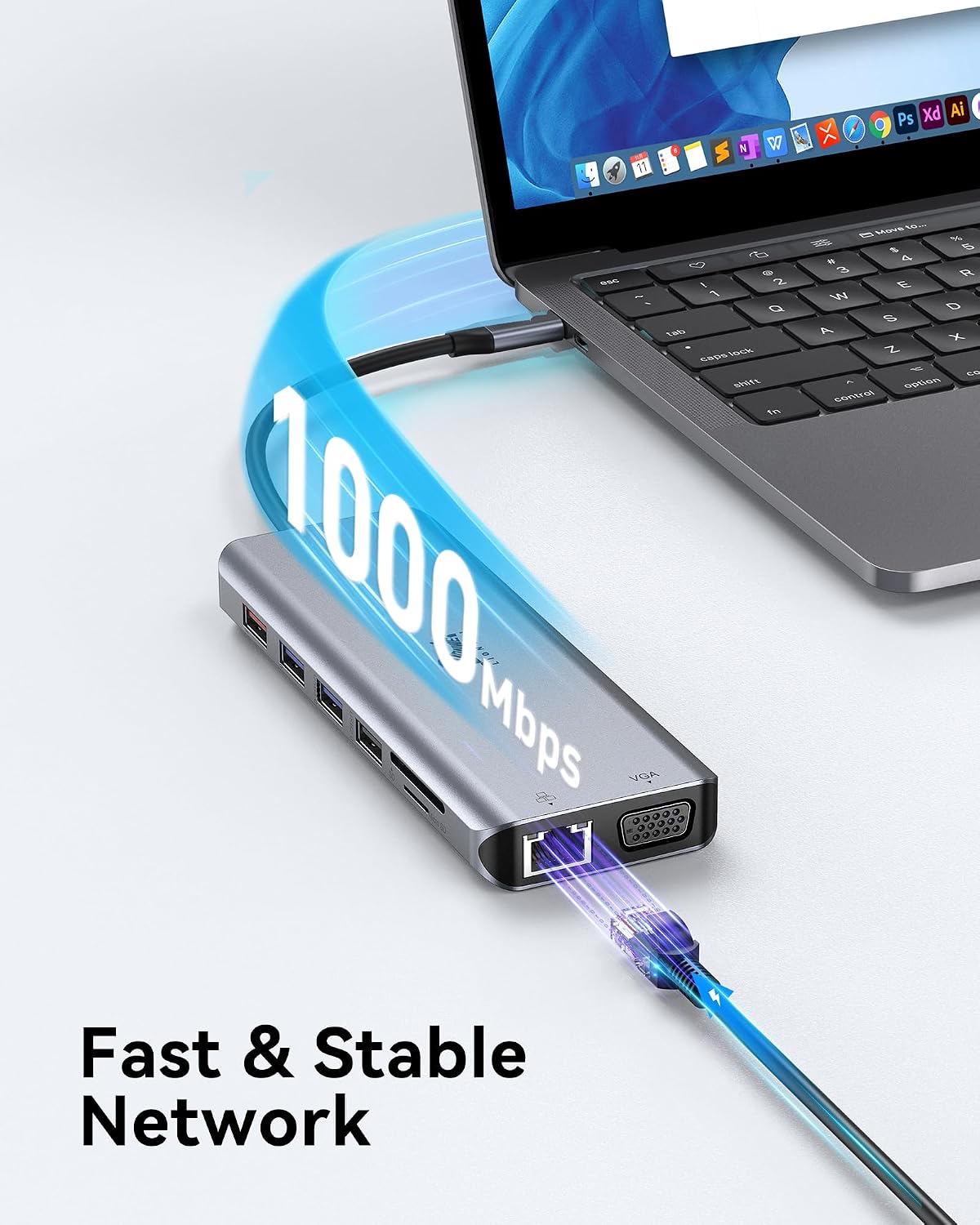 Thumbnail 6 de USB-C Dockingstation Dual HDMI 4K mit PD 100 W