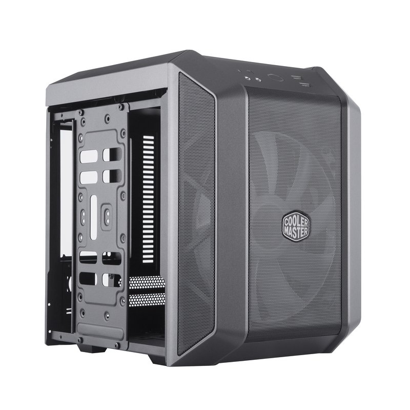 Detalle de Cooler Master MasterCase H100 RGB Mini-ITX: caja compacta con ventilación y RGB para espacios reducidos