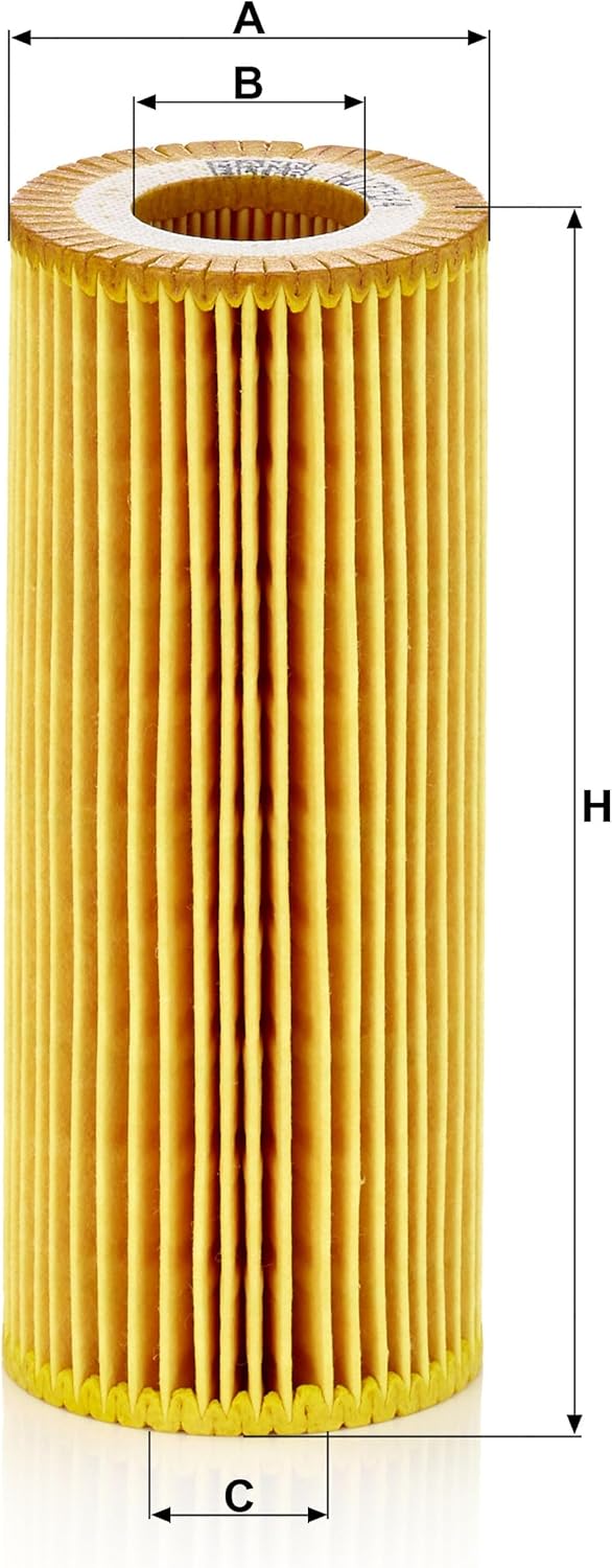 Detalle de MANN-FILTER HU 721/4 x Ölfilter 153 mm