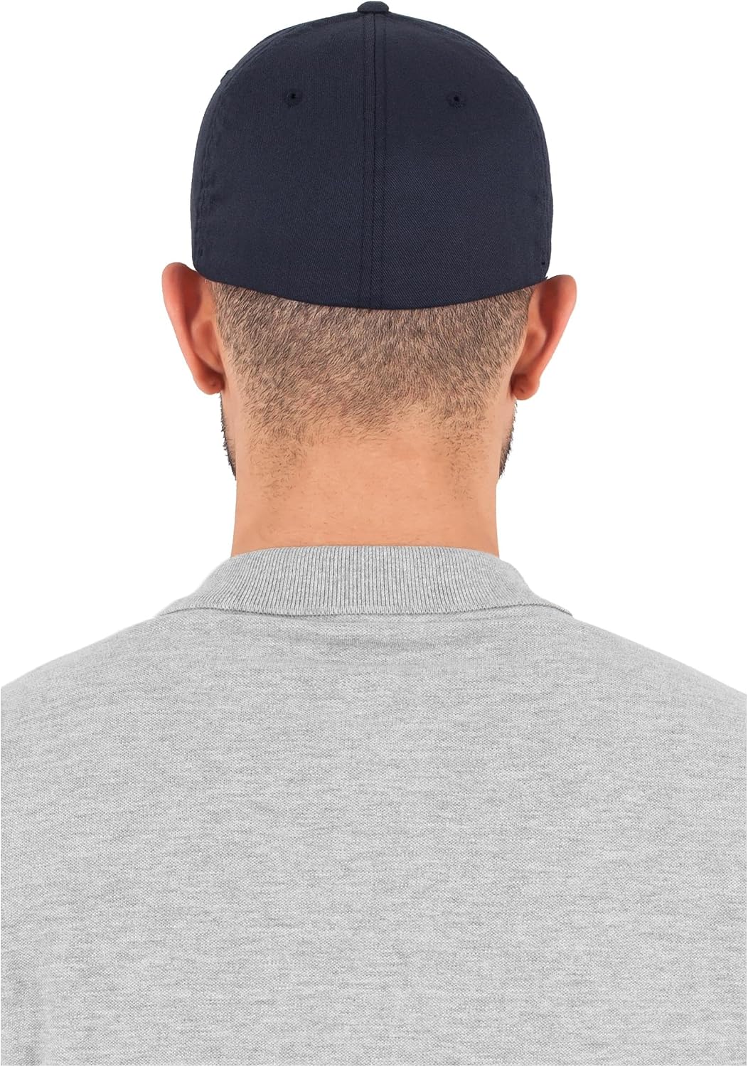 Detalle de Flexfit Wooly Combed 6277 Mütze – Navy (XS/S)