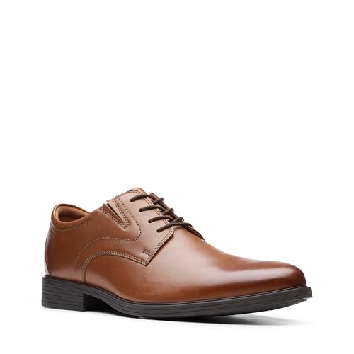 Thumbnail 4 de Clarks Whiddon Plain Oxford piel Dark Tan 44 EU 👞