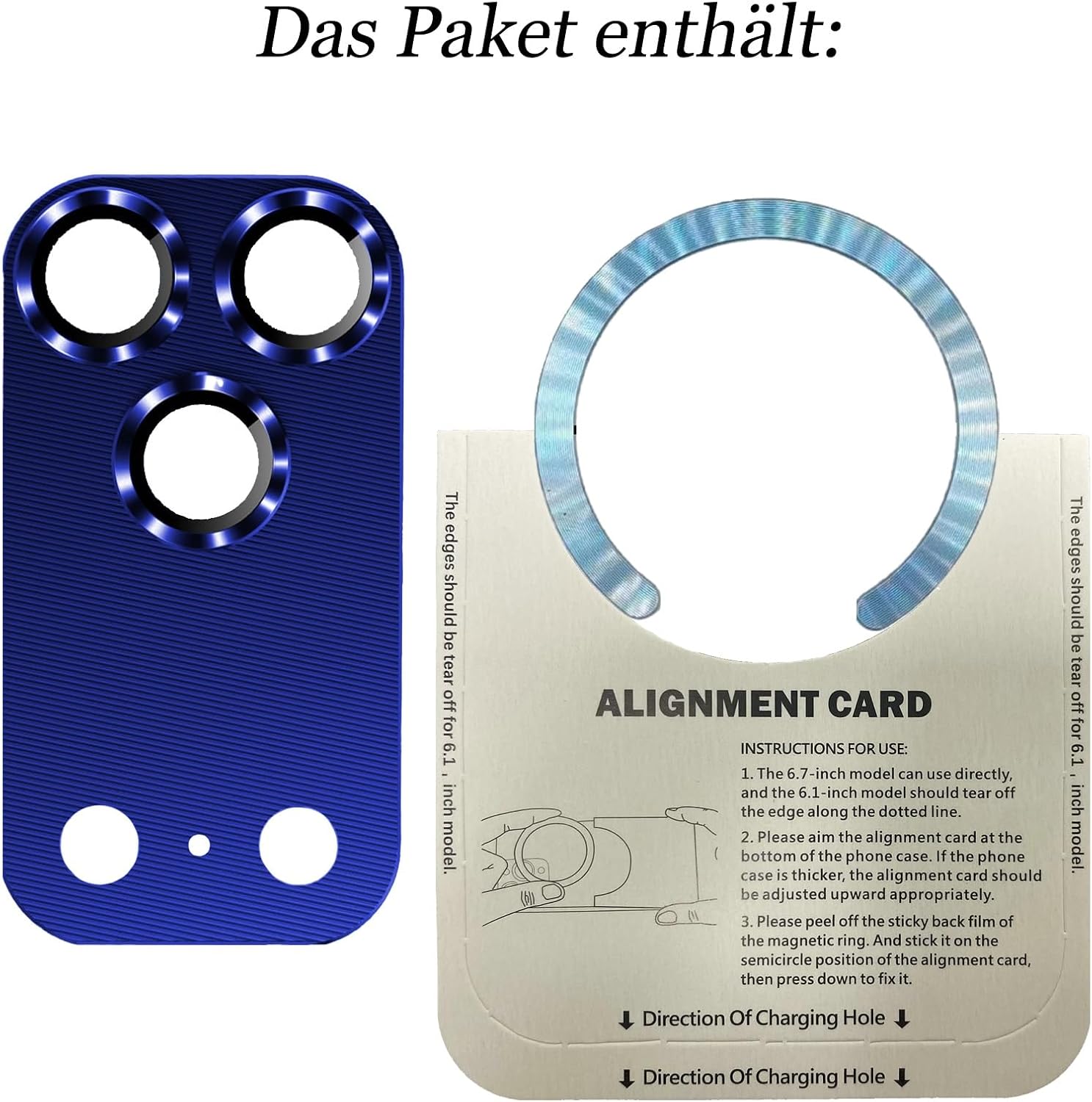 Detalle 2 de Leedia Kameraschutz iPhone 17 Pro 6,3 Zoll