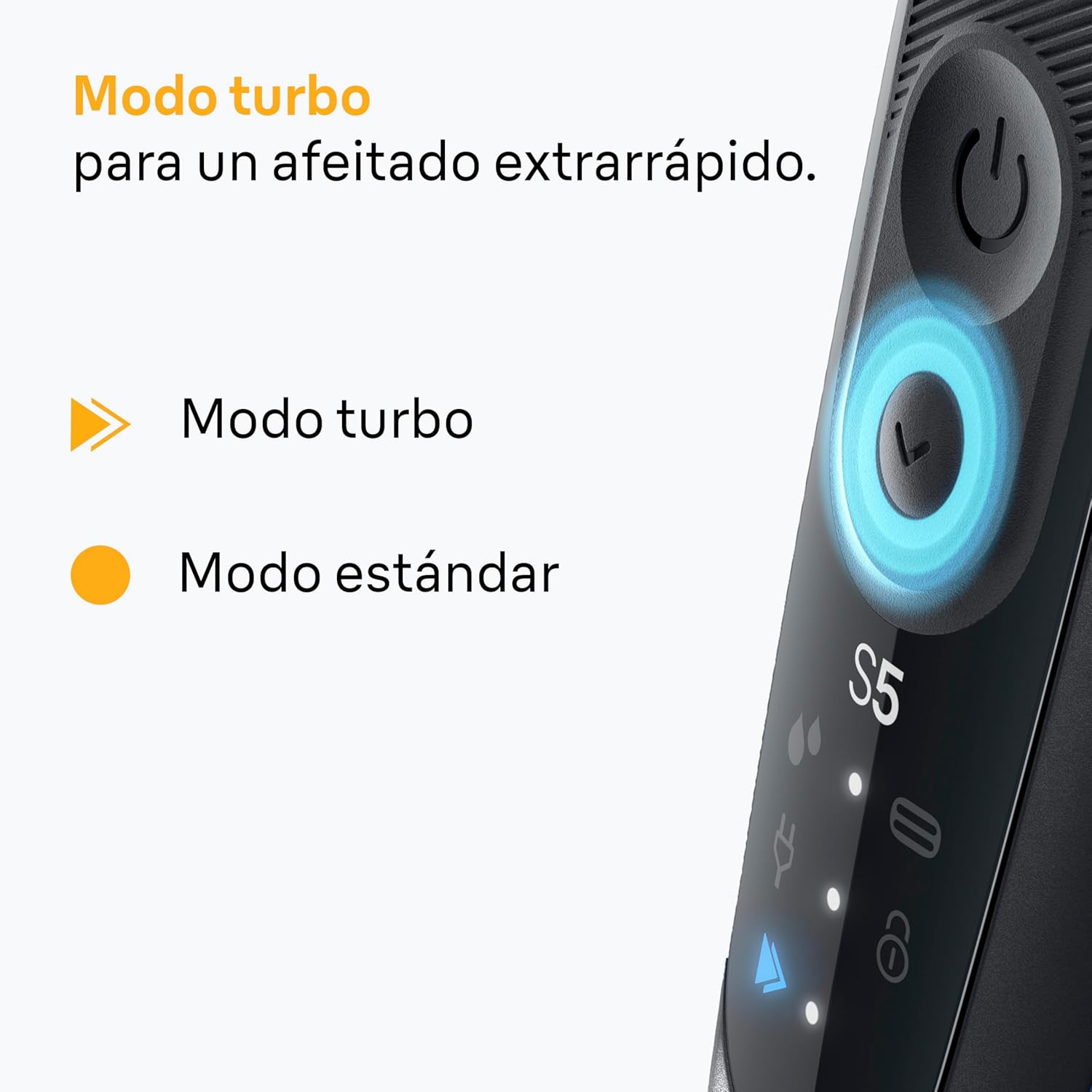 Detalle 2 de Braun Series 5 Afeitadora Eléctrica Hombre ⚡ Carga Rápida
