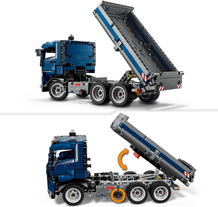 Detalle 2 de LEGO Technic Kipplaster 42203 (Lastwagen mit Kippmulde und Lenkfunktion)