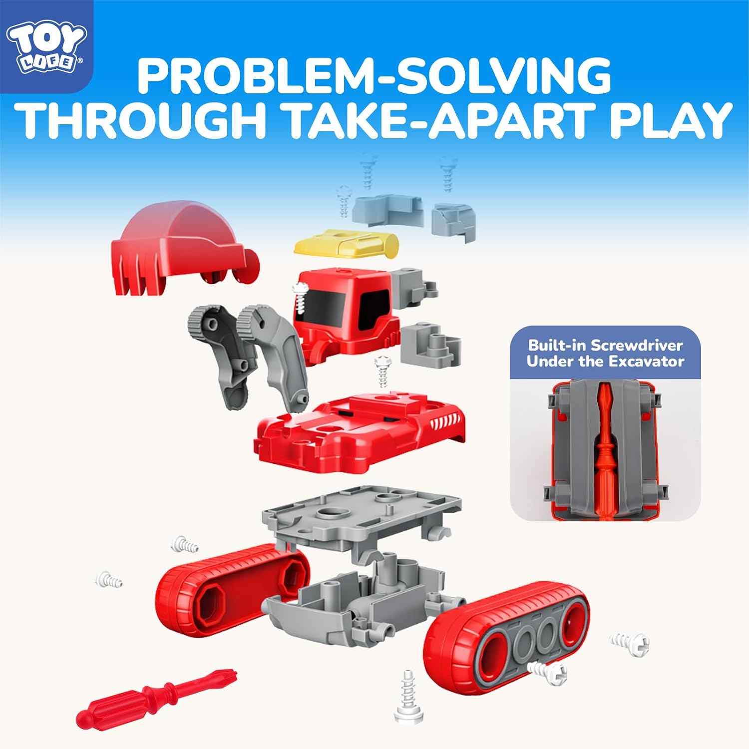Detalle 1 de TOY Life Transforming Dinosaur Vehicle Set, 5-in-1