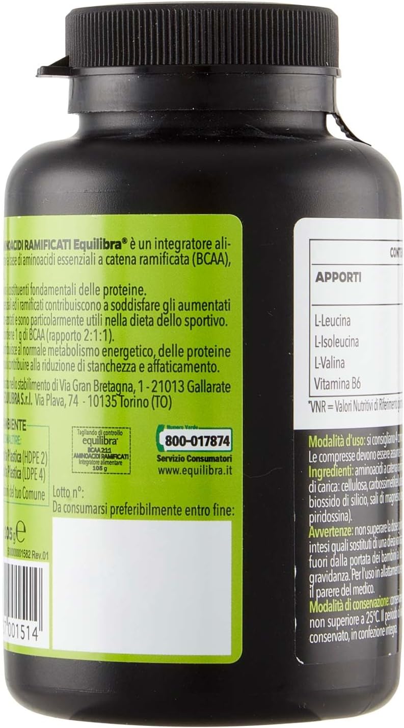 Detalle 2 de Equilibra Aminoacidi Ramificati BCAA 100 compresse