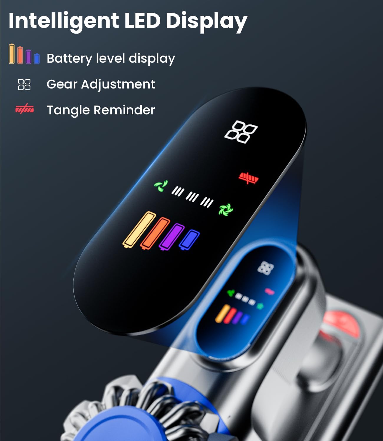 Detalle 2 de KARDV Cordless Vacuum 60-Minute Run Time ⌈8 in 1⌉