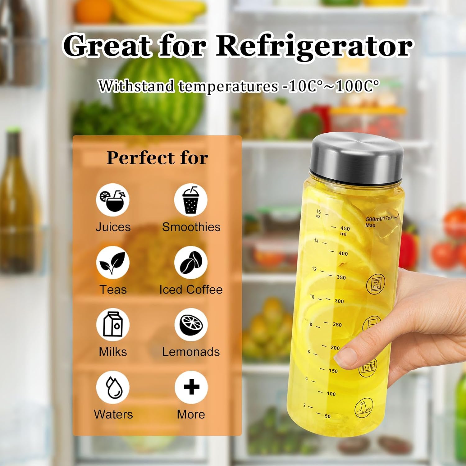 Detalle 2 de BuildLife 500ml Tritan water bottle pack