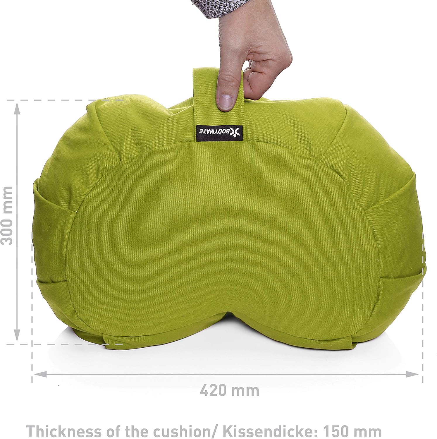 Detalle de BODYMATE Cojín de meditación 42 cm