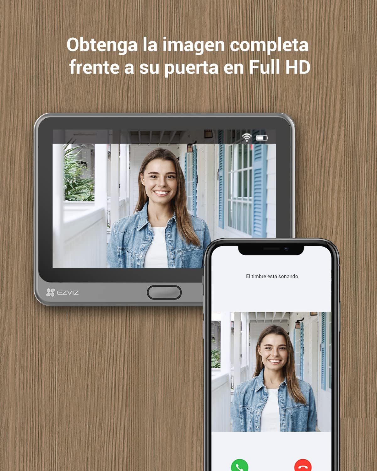 Thumbnail 1 de EZVIZ CP4 Mirilla Digital de 4.3'' con Pantalla Táctil 📹