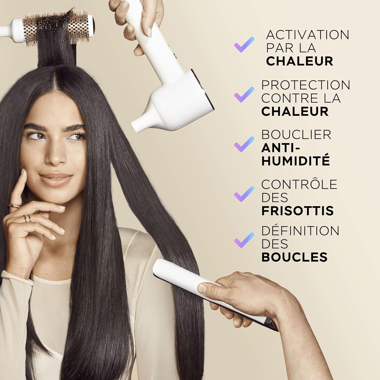 Detalle de Crème Sans Rinçage Pantene Pro-V Hydra Boost Heat & Glow – 135 ml