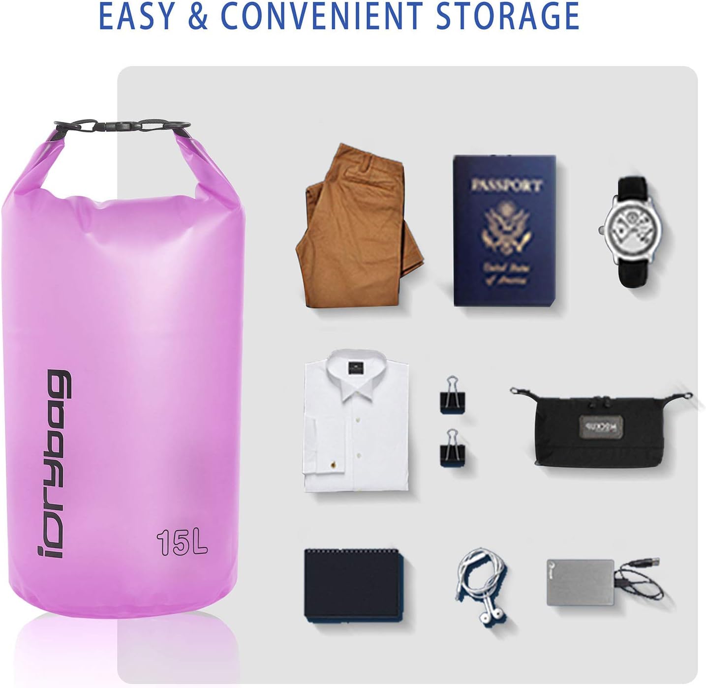 Detalle 2 de IDRYBAG Clear Dry Bag 2L Waterproof