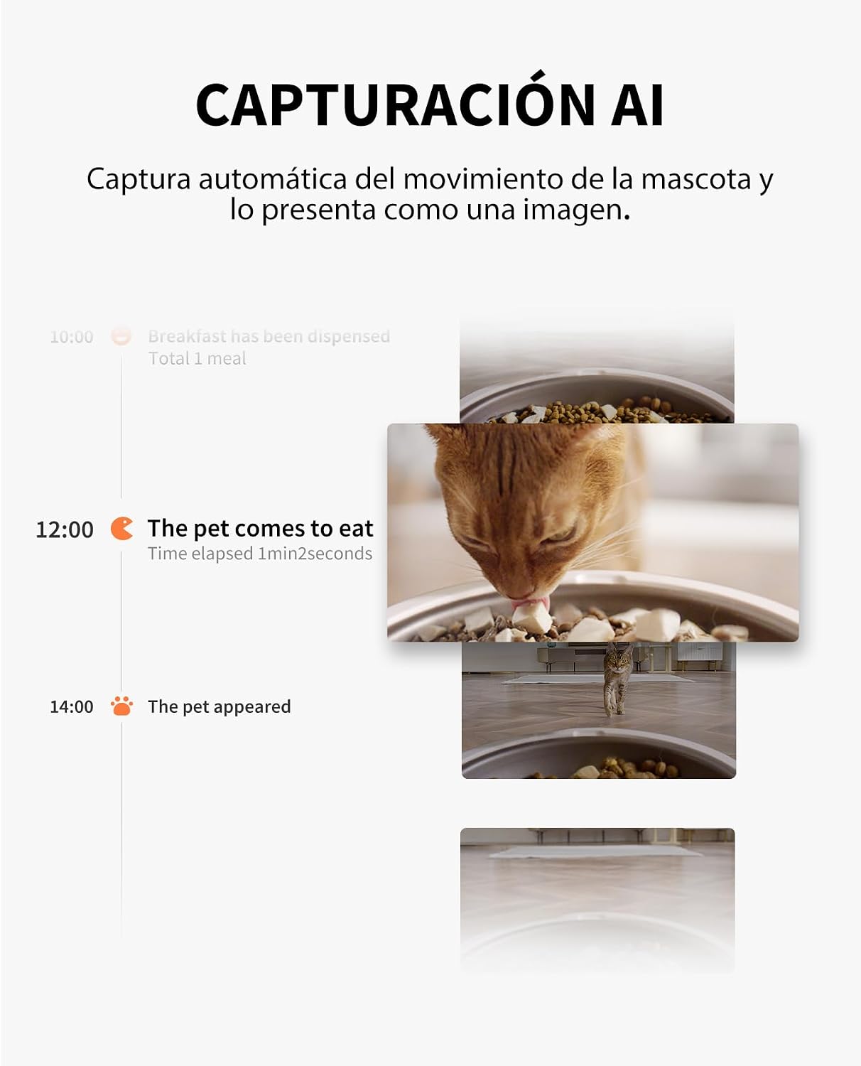 Detalle de PETKIT Comedero automático 3L para mascotas