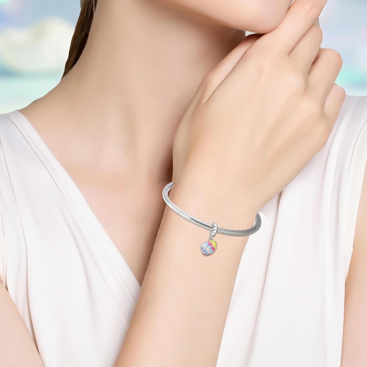 Detalle 2 de YUMINN Love and Heart Charms Argento 925 💍