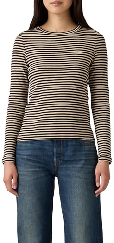 Detalle de Levi's Essential Hm LS tee Cassie Stripe Anthra S