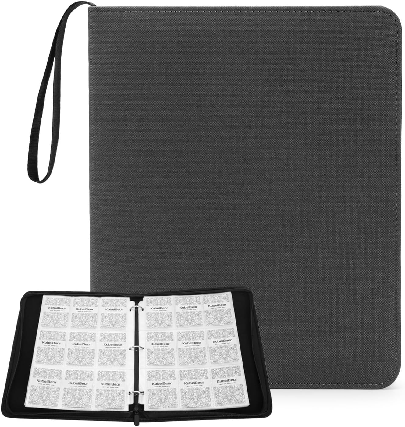 Detalle de Card Binder 720 Capacity Zippered 9-Pocket 🎴