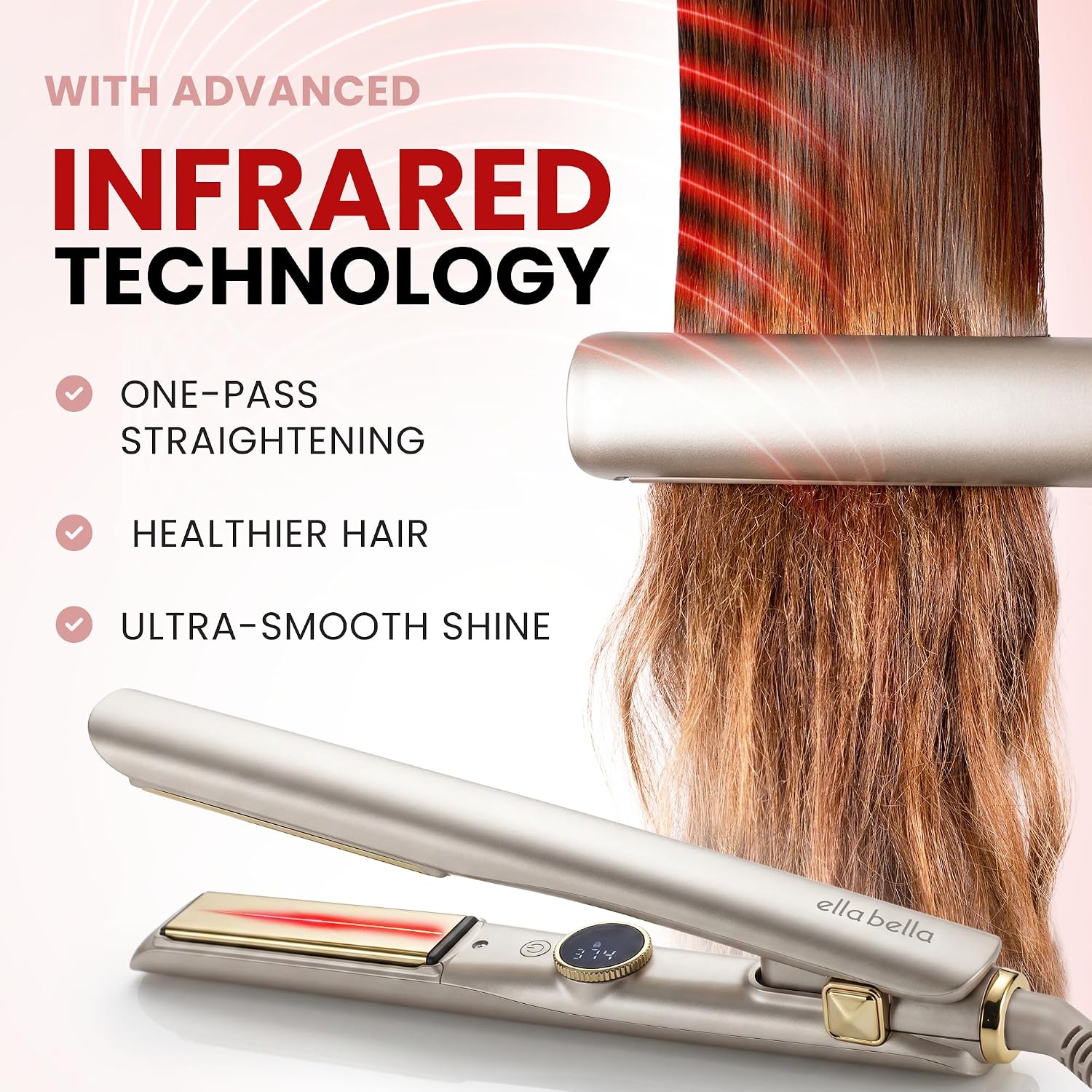 Detalle de ELLA BELLA Hair Straightener, Titanium