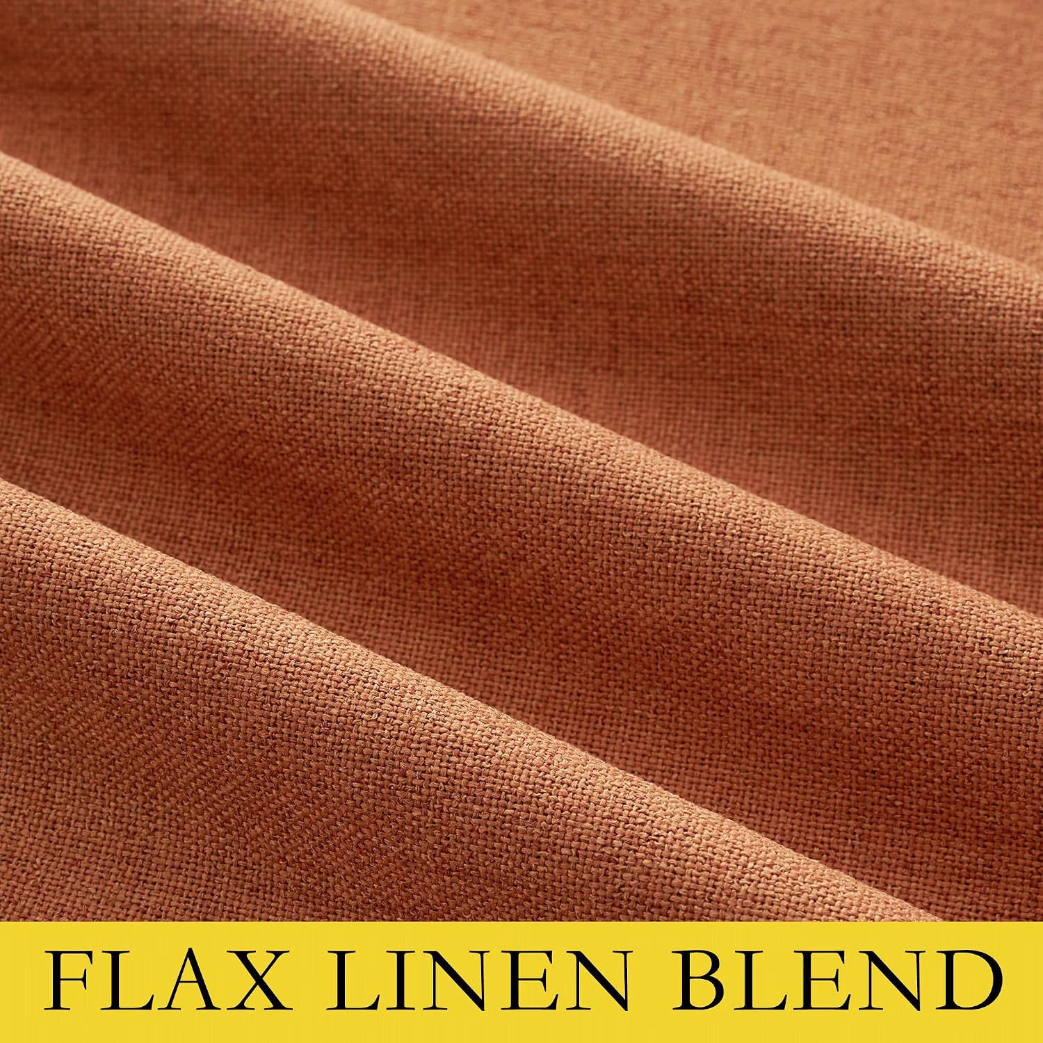 Thumbnail 6 de NICETOWN Linen Blackout Curtains 52" x 84