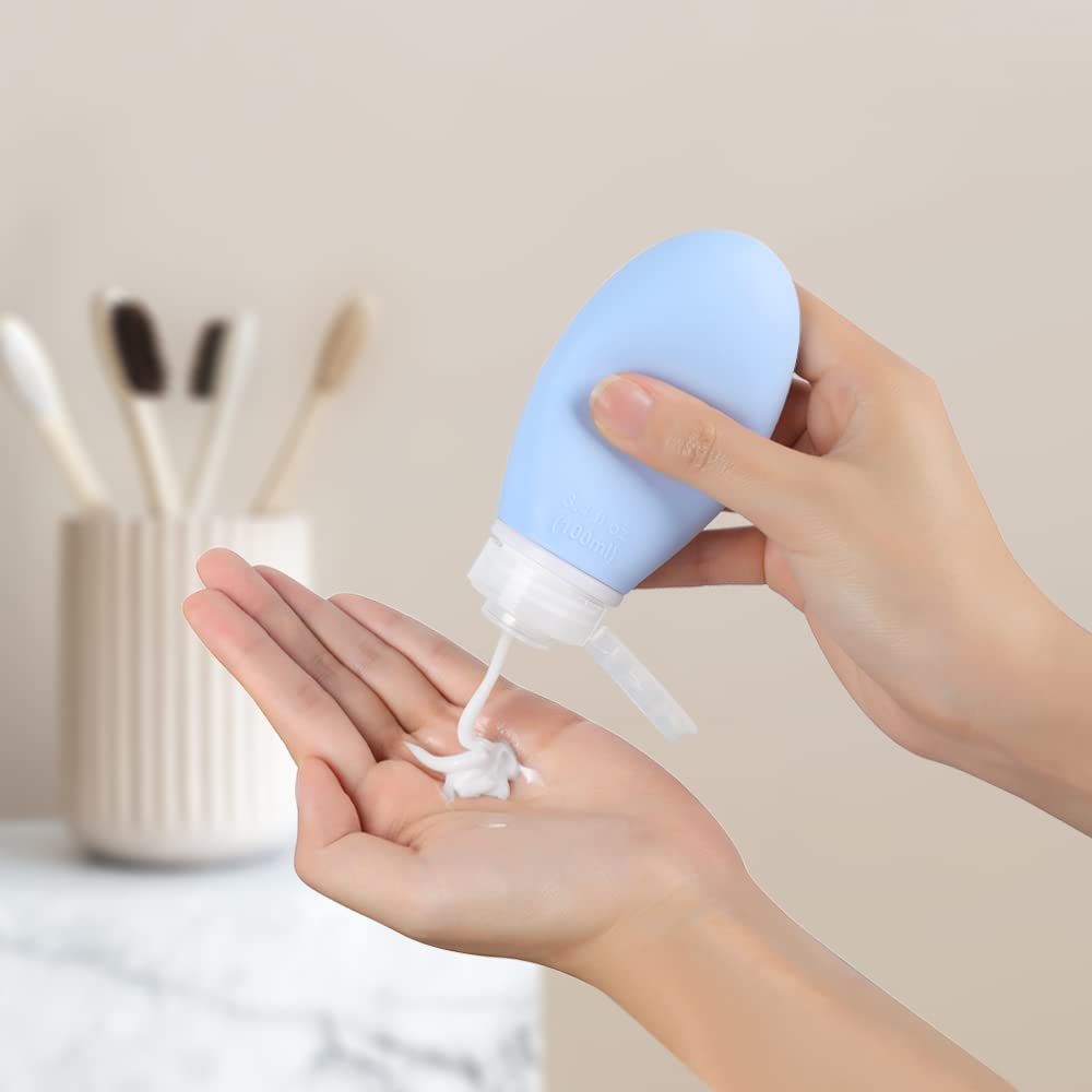 Thumbnail 6 de Opret 100ml Silikon Reiseflaschen Set, 3 Stück – Auslaufsicher, BPA-frei, TSA-geprüft