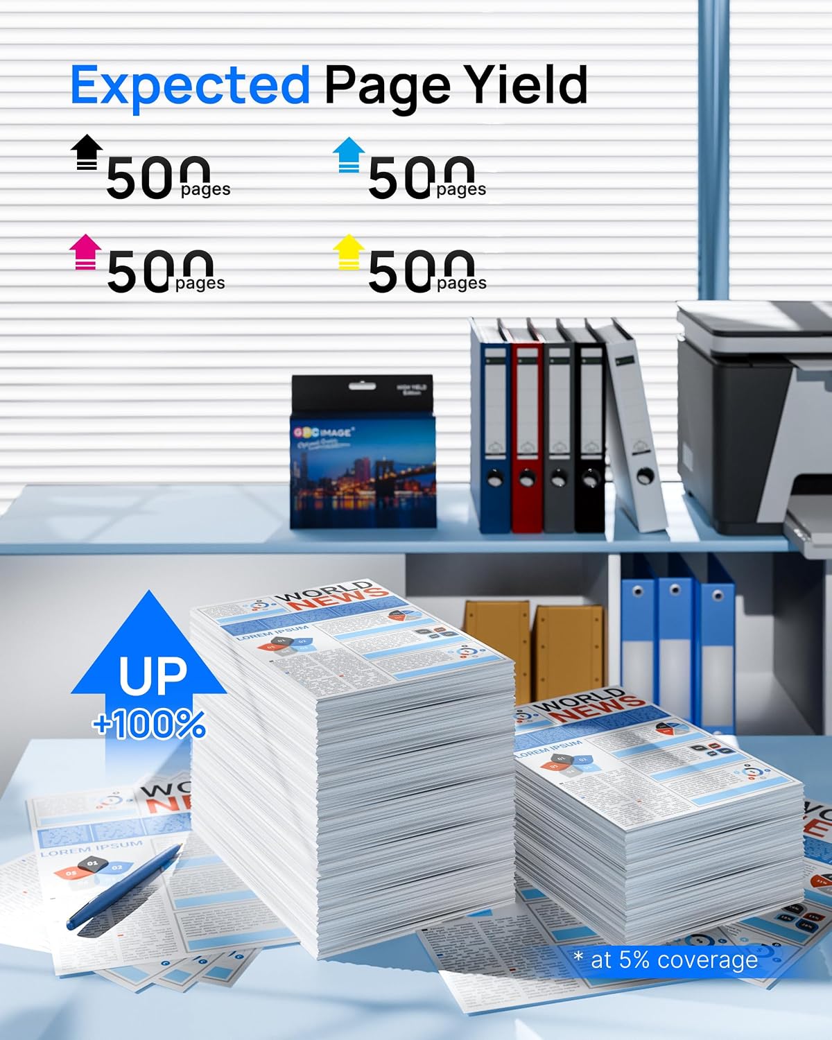 Detalle de 10er-Pack LC421XL kompatibel für Brother 421XL