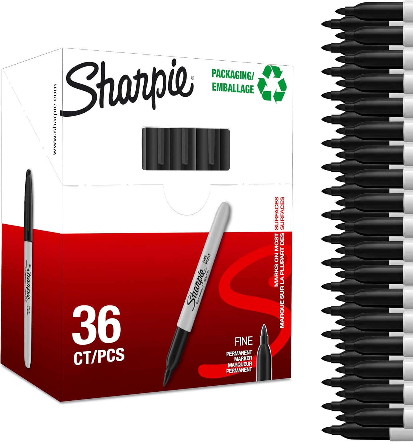 Imagen de Sharpie pennarelli indelebili punta fine 36 en OfertitasTOP