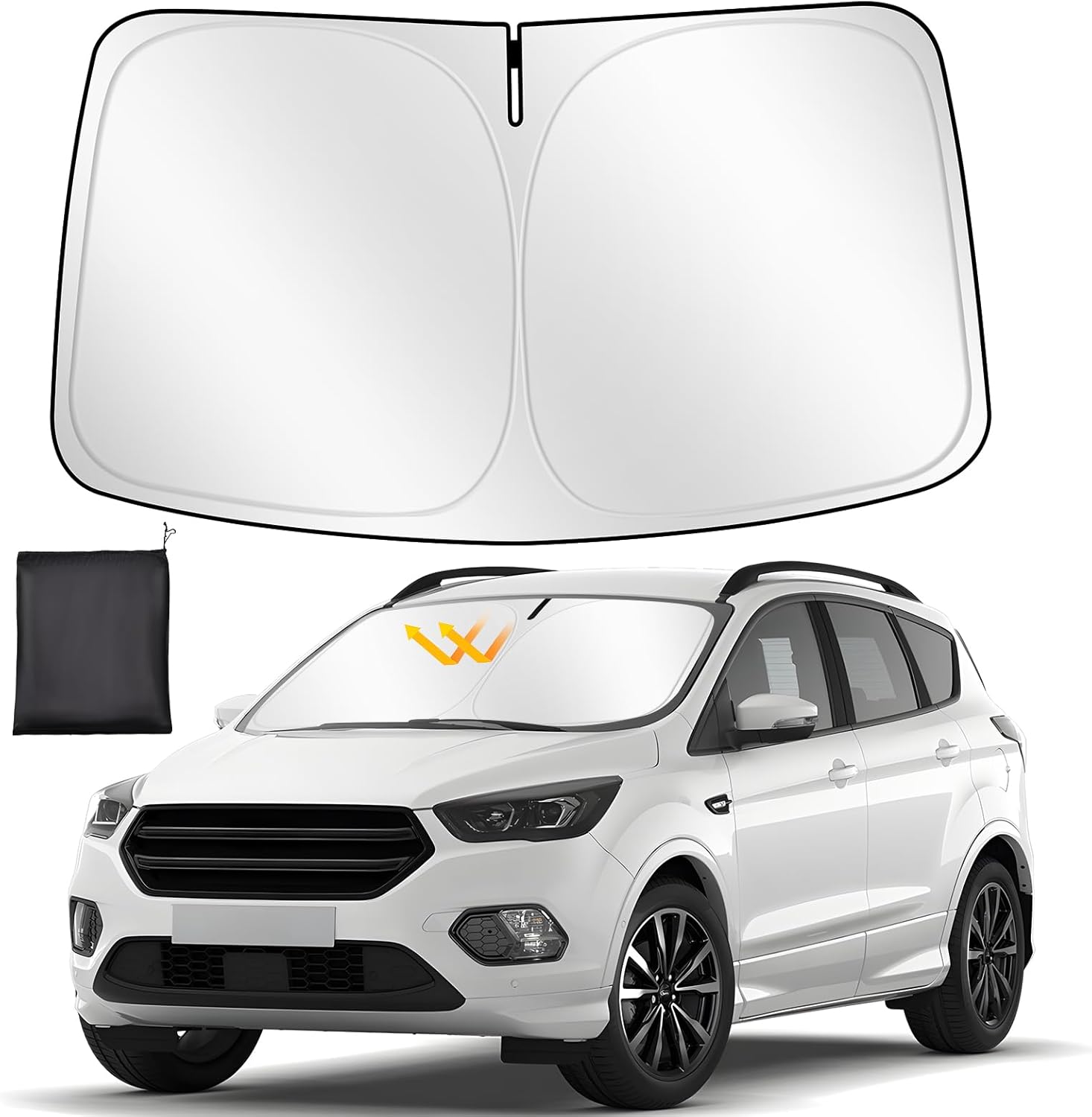 Thumbnail 6 de ZATOOTO Sonnenschutz Auto Frontscheibe Custom Fit für Volvo XC60 (2018–2024)