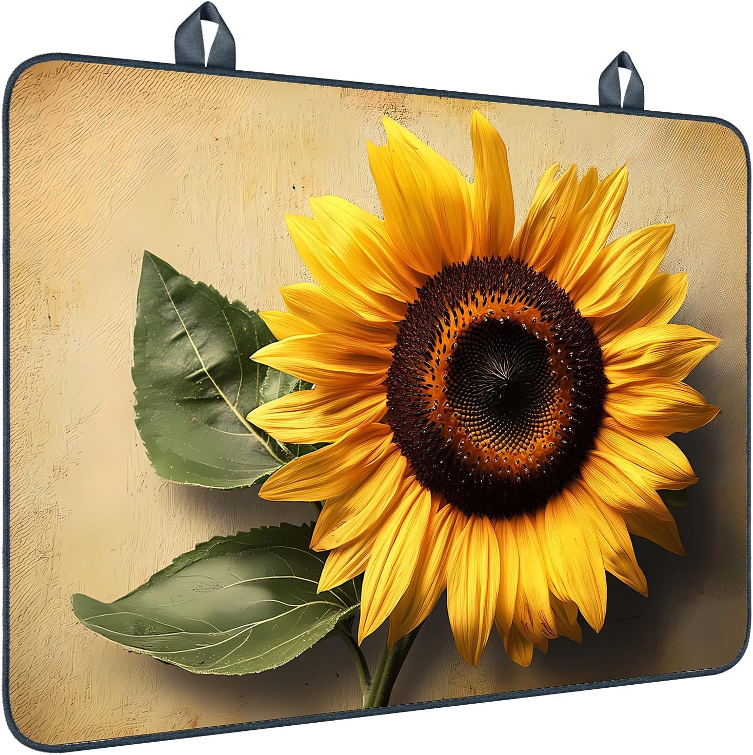 Detalle de Nuxovilar Vintage Sunflower Stove Cover, 20.47 x 28.34 Inches