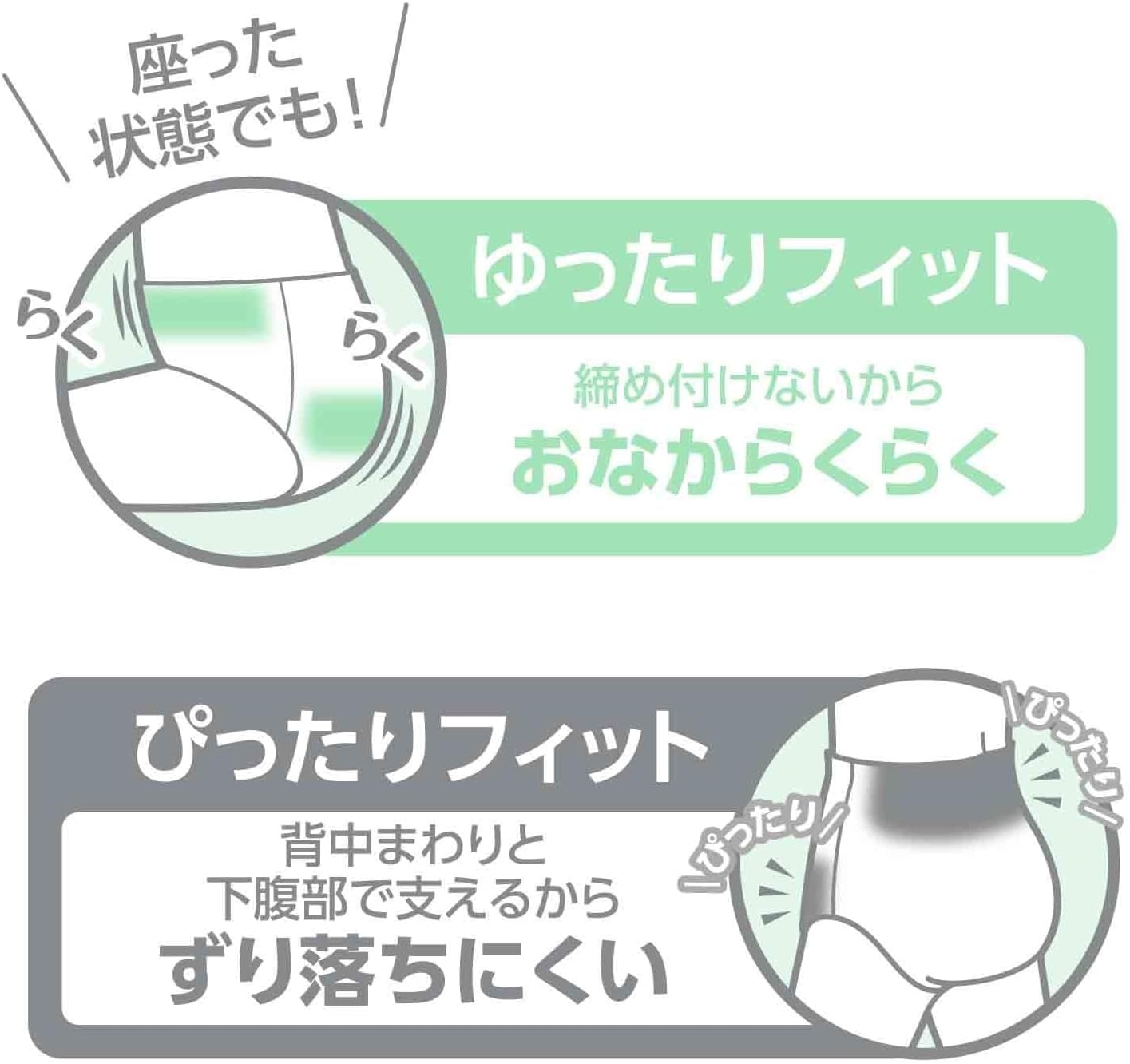 Detalle 1 de サルバ やわ楽 パンツタイプ 大人用紙おむつ M~L 2回吸収 26枚