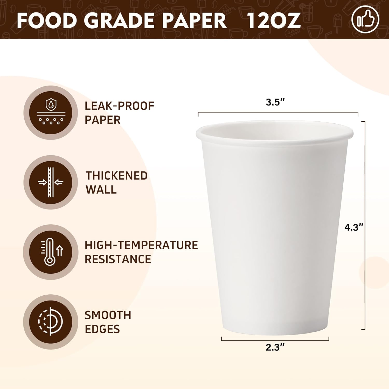 Thumbnail 1 de YEEHAW 12 oz disposable cups