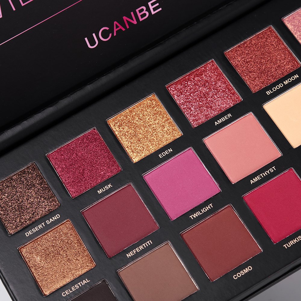 Thumbnail 5 de UCANBE STUB018_02_FBA_SML 18-Color Eyeshadow Palette with Matte, Shimmer & Glitter