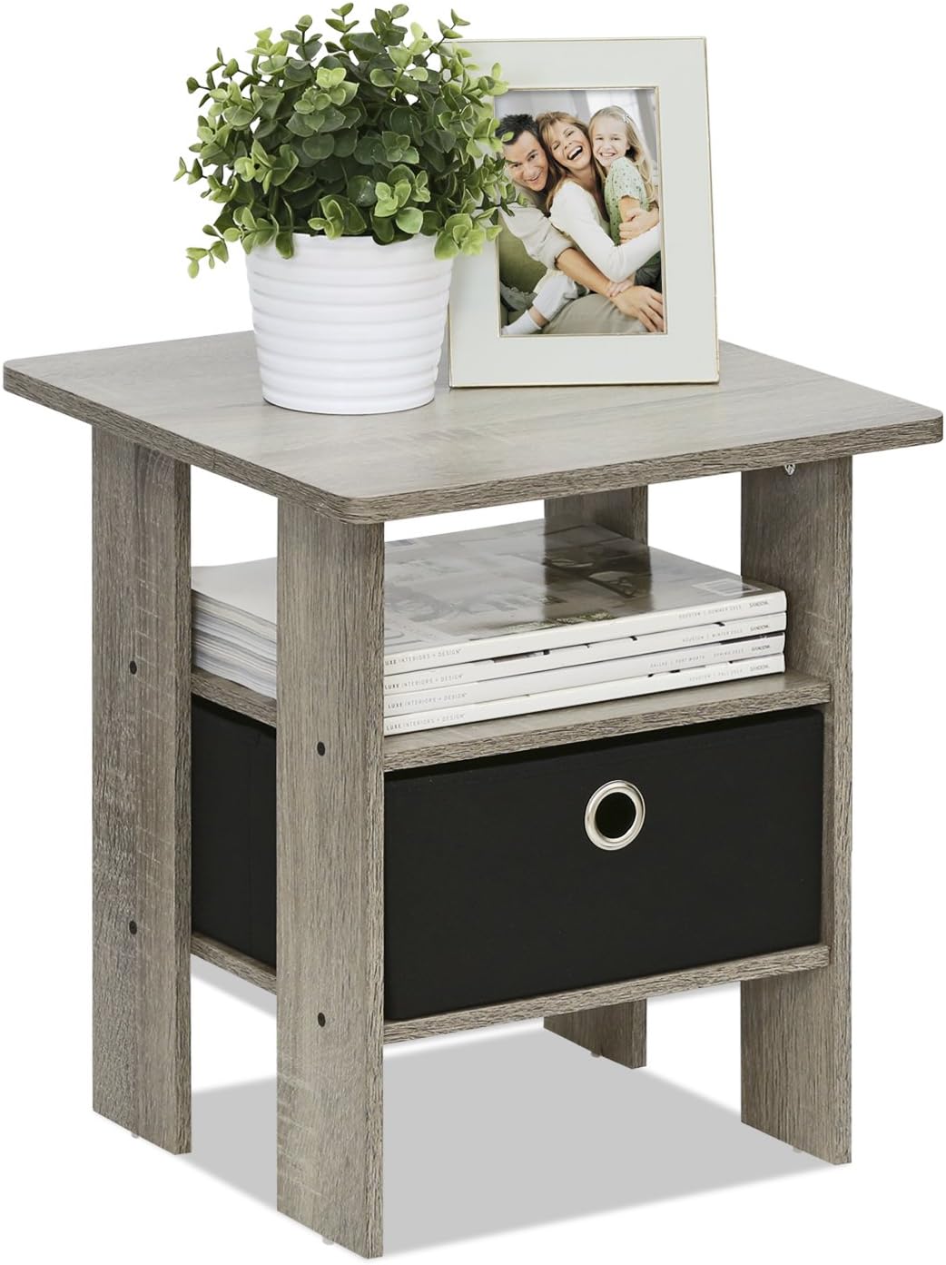 Detalle de Furinno Side Table French Oak