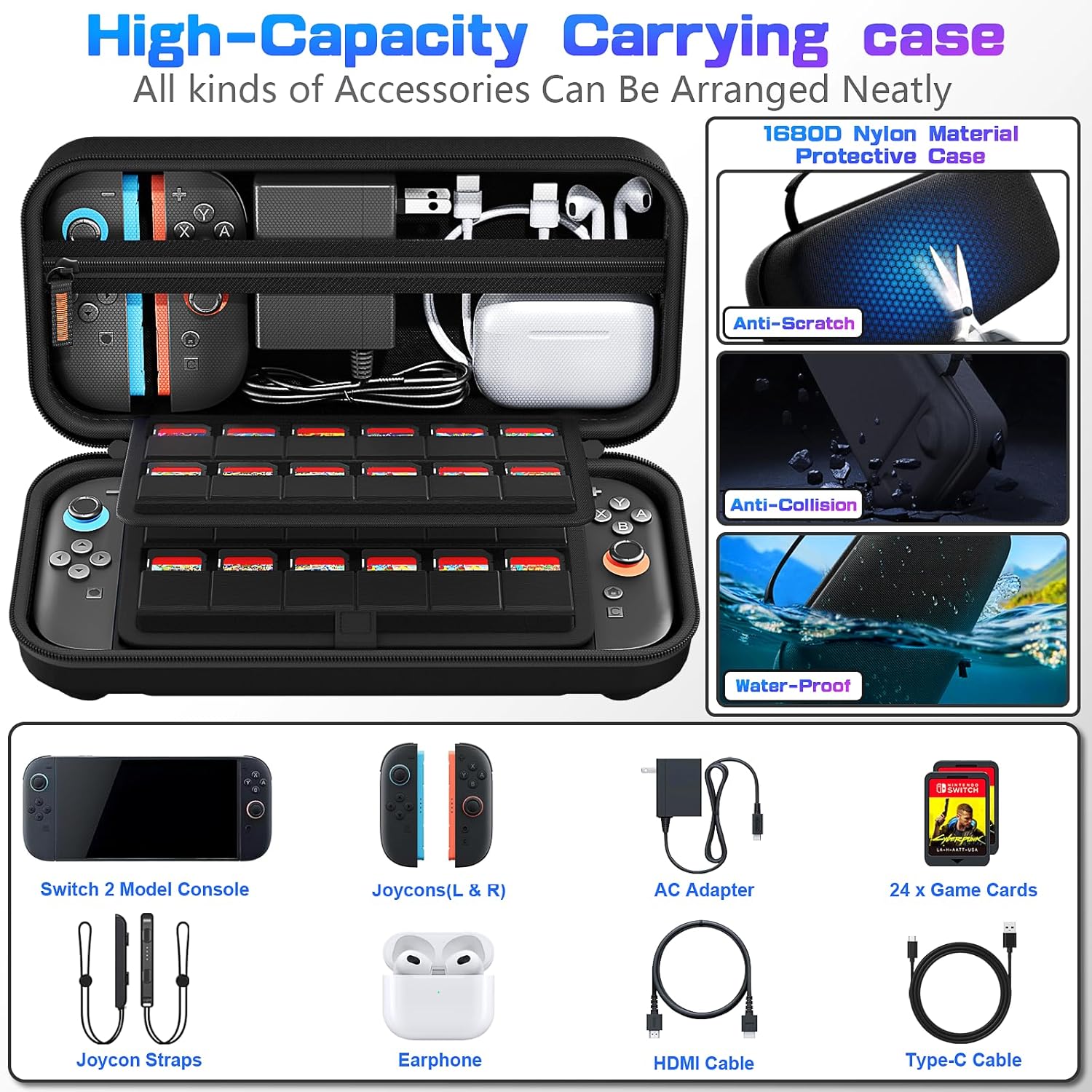 Thumbnail 4 de daydayup Switch Carrying Case 24