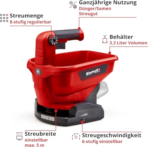 Thumbnail 2 de Einhell GE-US 18 Li-Solo Universalstreuer – präzises Streuen für Garten & Hof