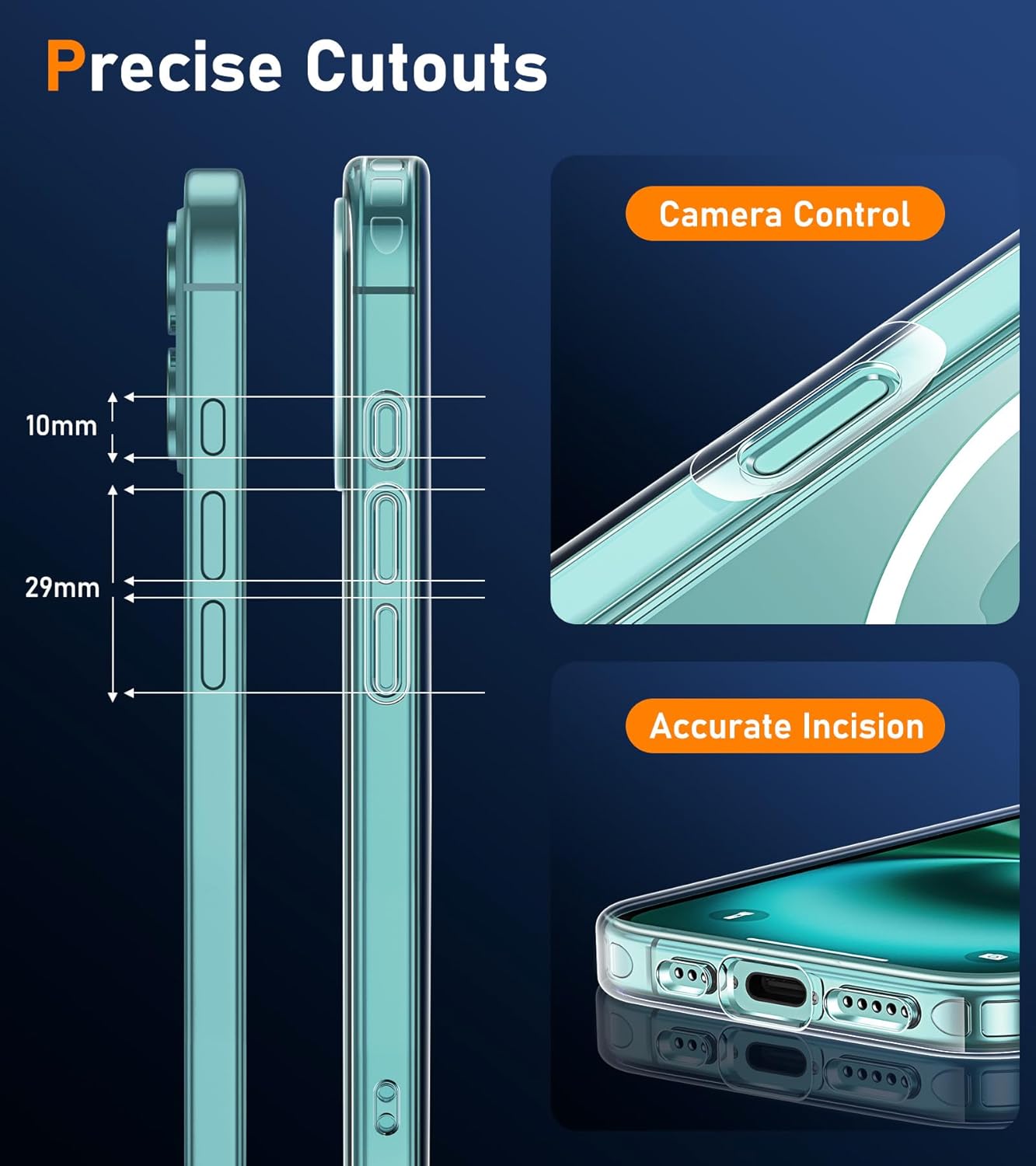 Thumbnail 5 de ivencase Magnetic iPhone 16 case with MagSafe 6.1"