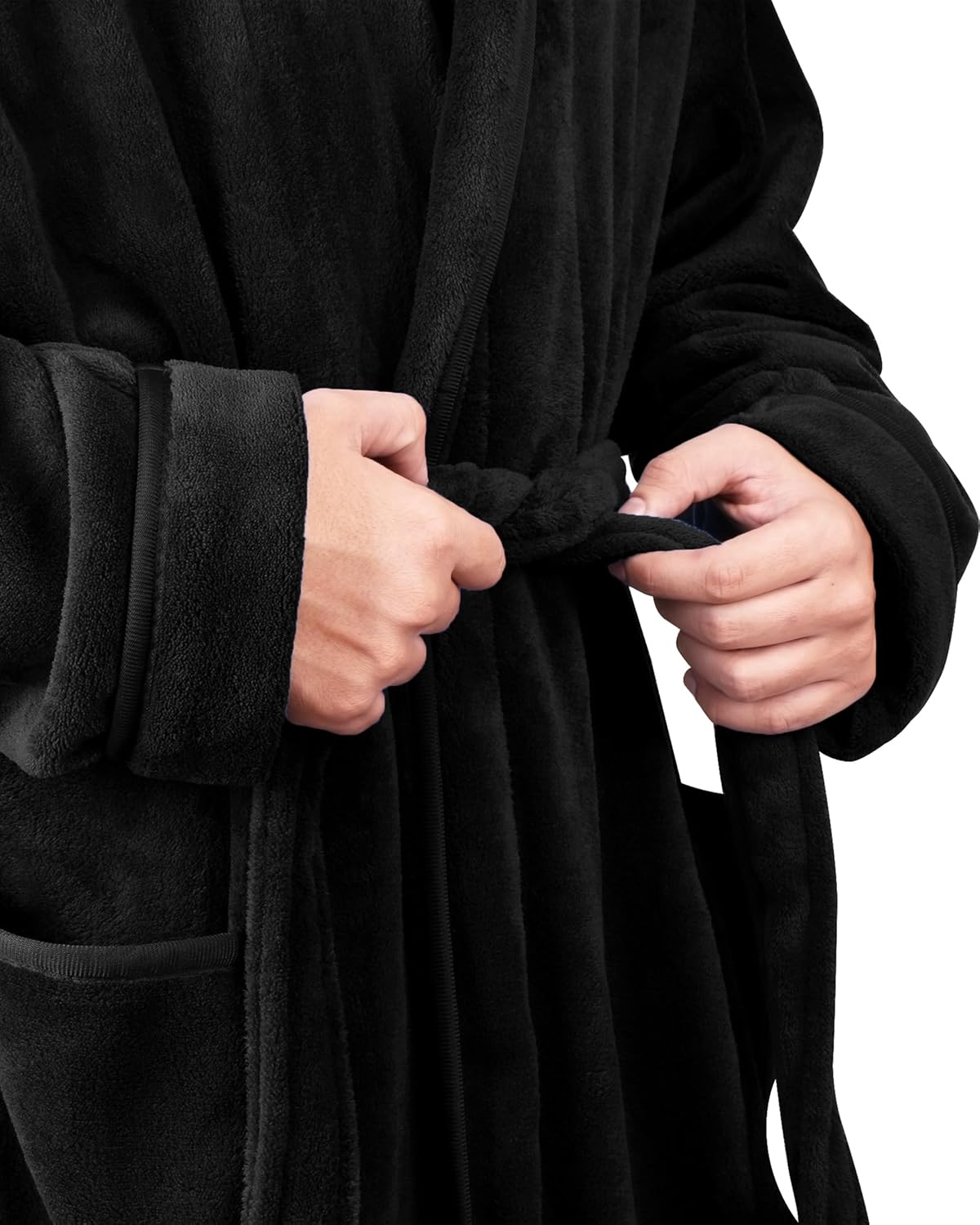Detalle 1 de NY Threads Robe de chambre col chĂąle pour homme đ