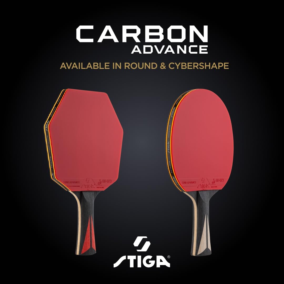 Detalle 2 de STIGA Carbon Advance Table Tennis Bat for controlled power and high spin