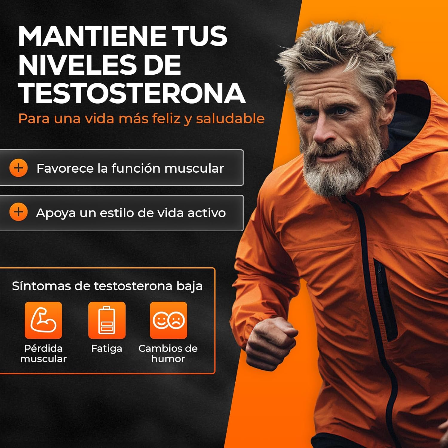 Detalle 2 de 4 HIM TestoBalance - Vitalidad y Fuerza con Zinc, Magnesio y Ginseng 💪