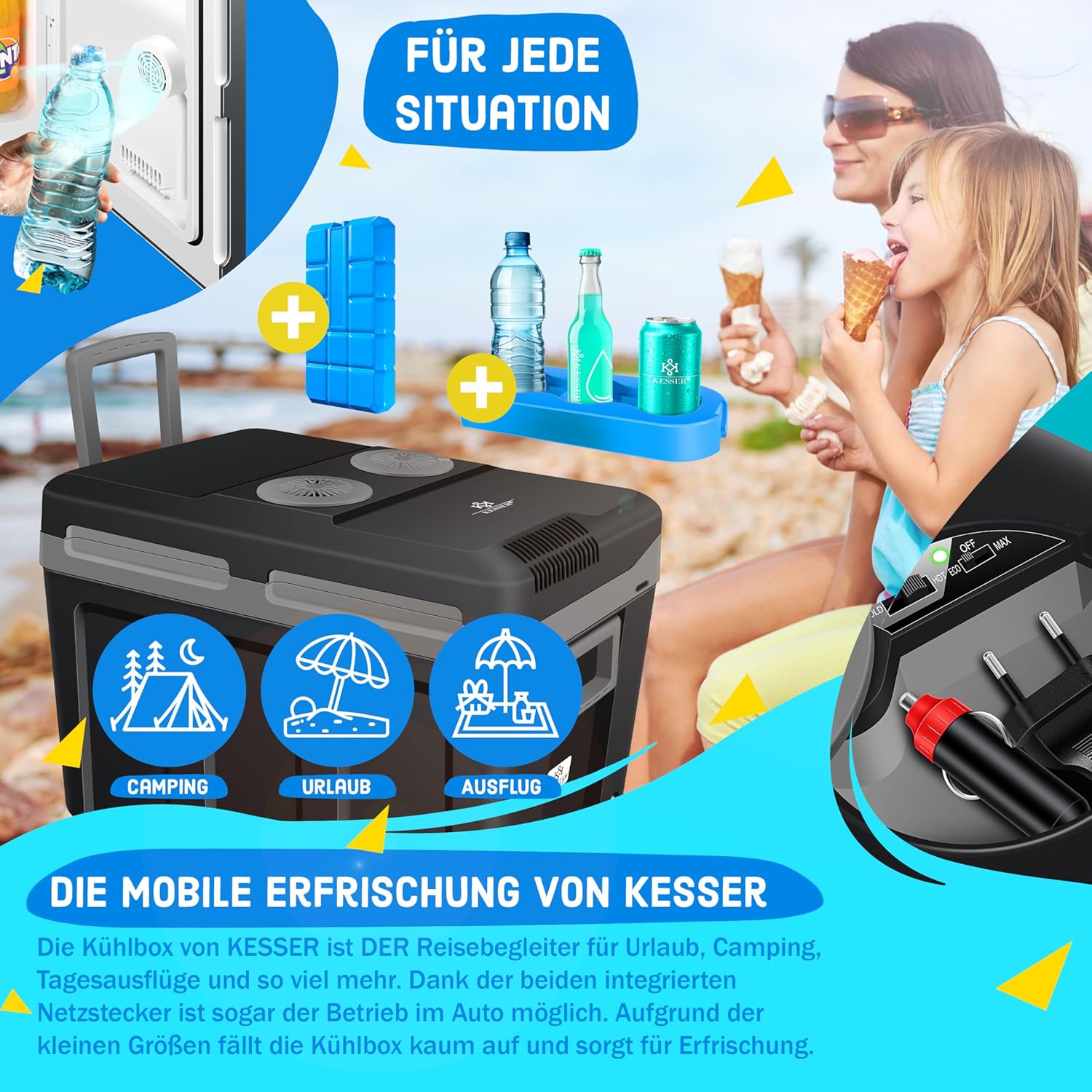 Thumbnail 4 de KESSER Kühlbox 40L mit Rollen