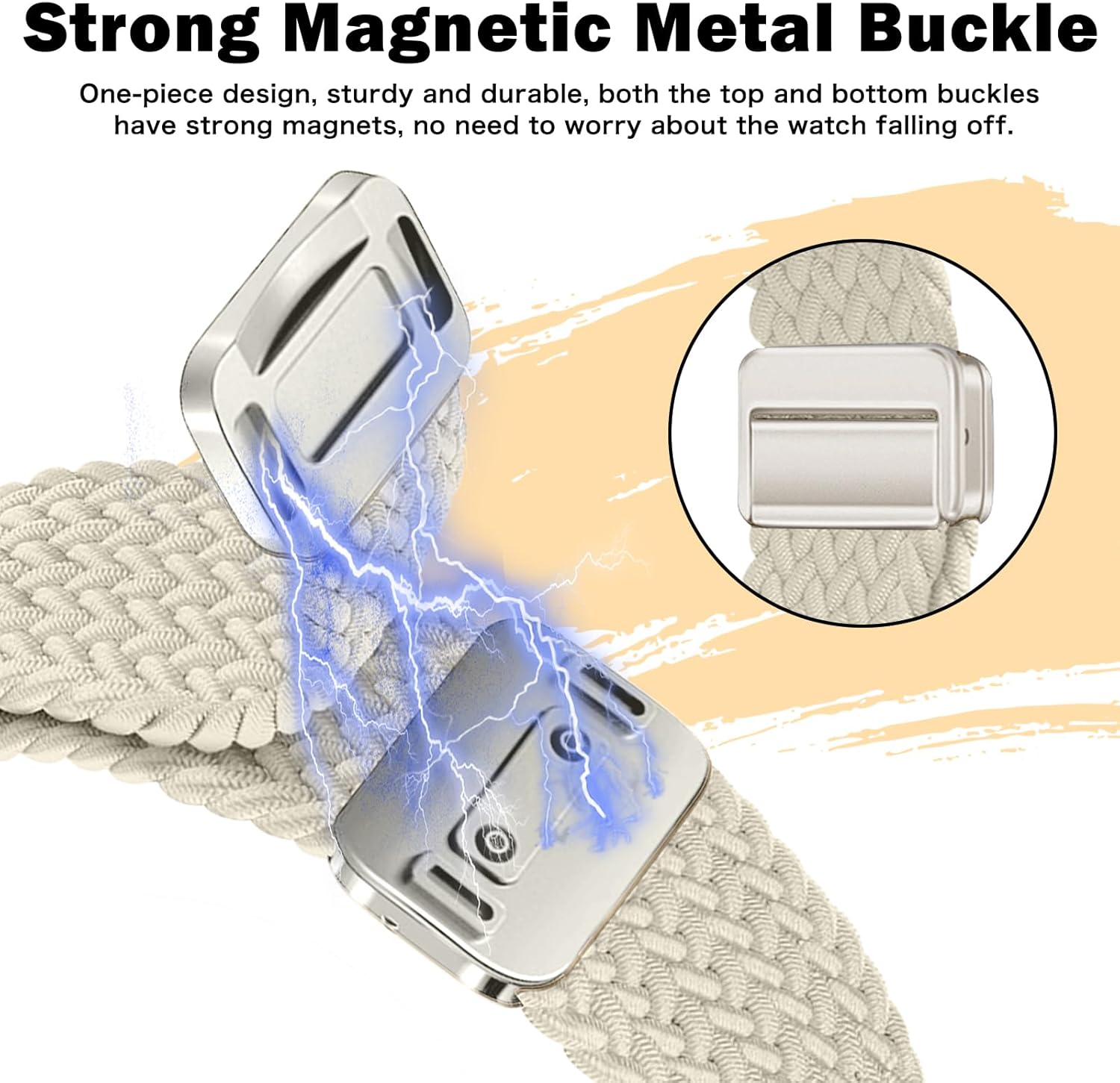 Thumbnail 1 de MokaZii Nylon-Armband mit Magnetverschluss für Xiaomi Smart Band 10/9/8